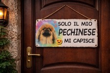 Targhetta per Porta “SOLO IL