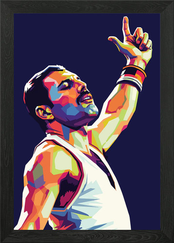 Quadro freddie mercury - mercury, pop