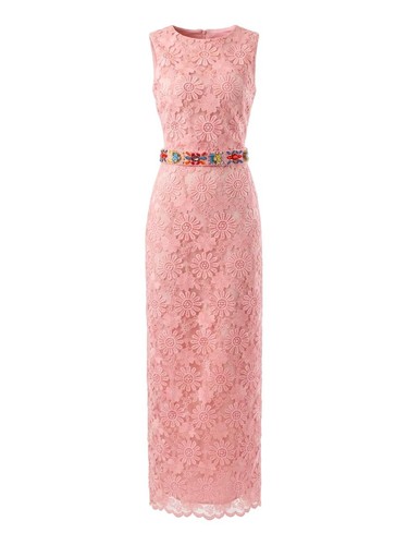 Maxi abito formale pizzo - ,