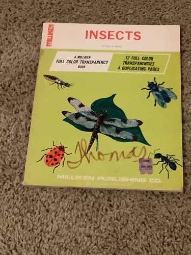Vintage 1968 insects - insects, teacher's