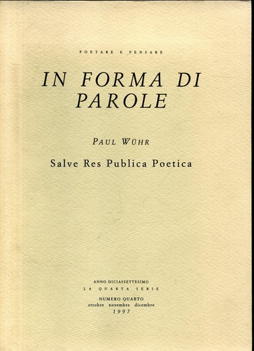 Forma parole paul wuhr - in,