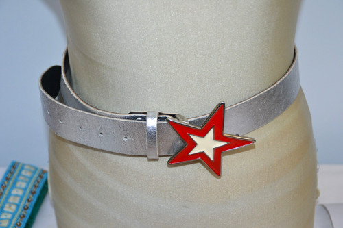 Cintura pelle vintage - in,