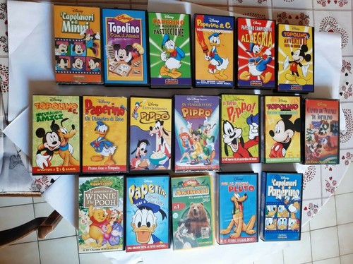 Lotto vhs originali disney - lotto,