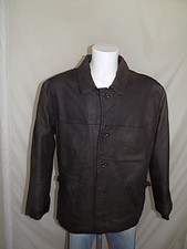 BOMB BOOGIE GIACCONE GIUBBINO JACKET GIACCA UOMO PELLE LEATHER TG.L   VA131