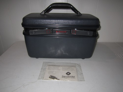 Borsa trucco vintage grigia