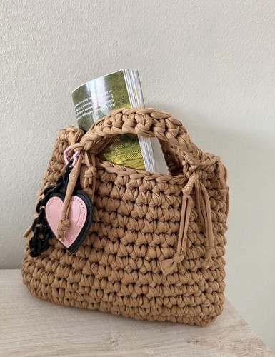 Borsa fettuccia sabbia - borsa,