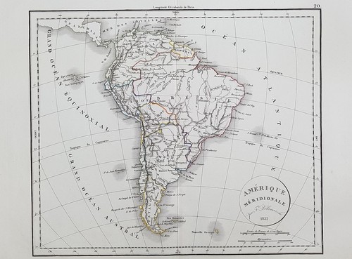 Mappa sud america amerique - sud,