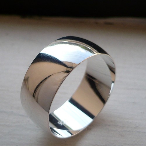 Anello fascia argento mm - anello,