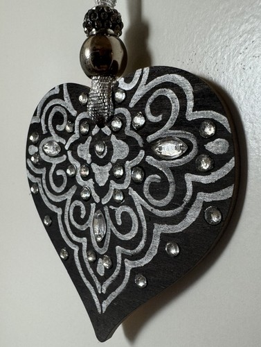 Stencil argento nero mandala - stencil,