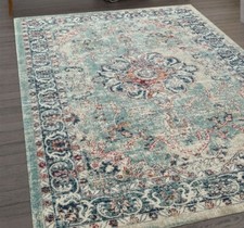 tris tappeti camera da letto stile shabby orientale multicolore 