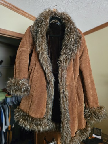 Cappotto scamosciato grande
