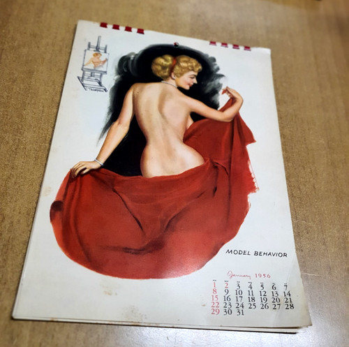 Calendario 1956 pin - calendario, up