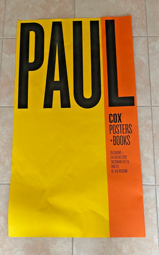 Paul cox paula scher poster - cox,