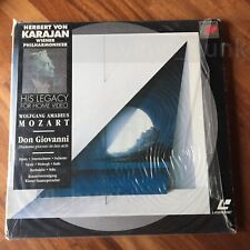 MOZART Don Giovanni Von Karajan Ramey Furlanetto Varady Malta Japan LD Laserdisc