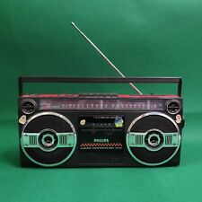 BOOMBOX RADIO STEREO CASSETTE GHETTO BLASTER PHILIPS D 8050/00L RETRO TECH  ??