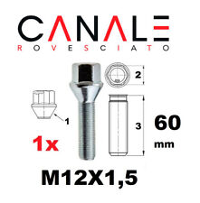 1 BULLONI RUOTA per CERCHI IN LEGA M12X1,5 60 mm  CONICO distanziali Renault vw