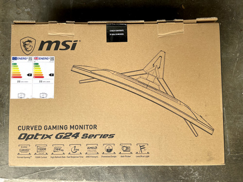 Monitor gaming curvo - curvo, msi