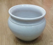 Vaso Ceramica Smaltata Bianca