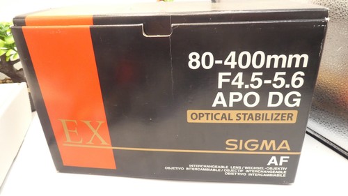 Sigma 400 5 - 80-400, apo