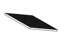 MATTONE REFRATTARIO "BV20" RIGATO 36x29 ORIGINALE Klover per Stufa Belvedere 20