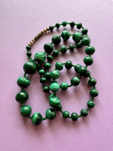 Vintage natural malachite - vintage,