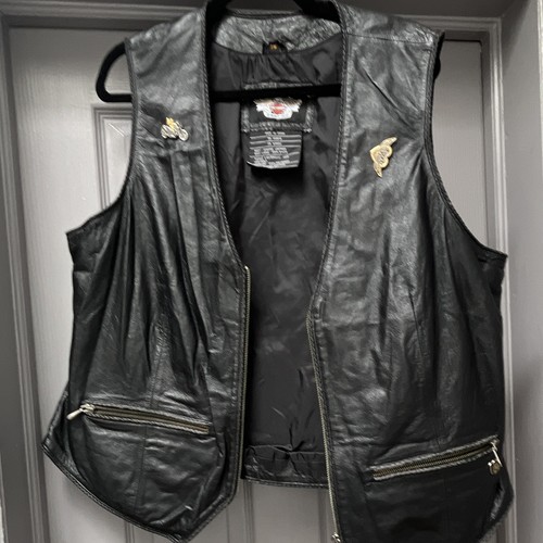 Gilet pelle harley davidson - gilet, in