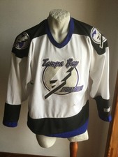? MAGLIA TAMPA BAY LIGHTNING CCM - NHL HOCKEY JERSEY - TAGLIA L - UFFICIALE ?