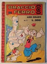 BRACCIO DI FERRO ORO ALBO GIGANTE N.1 - ED. BIANCONI DICEMBRE 1965
