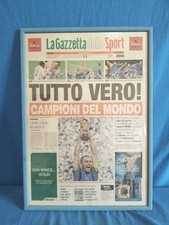 Articolo Prima Pag Gazzetta Sport Italia Azzurri Campioni Mondiali Berlino 2006