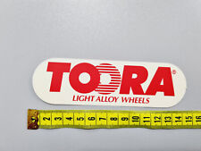 ADESIVO TOORA LIGHT ALLOY WHEELS STICKER AUTOCOLLANT KLEBSTOFF VINTAGE