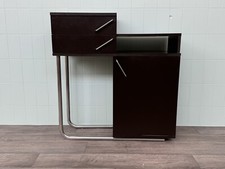Mobile Ingresso Anni 70 In Stile Bauhaus Credenza Tubolare Acciaio Cromato