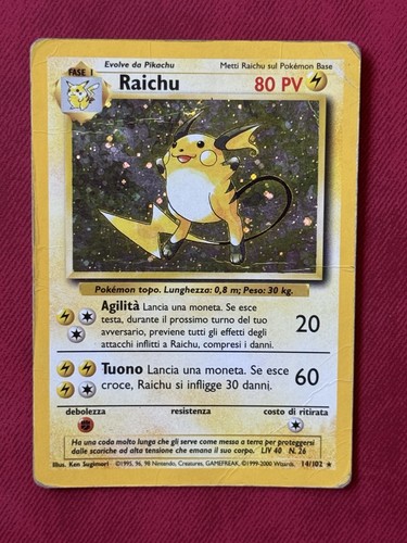 Raichu base set - raichu,