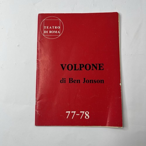 Teatro roma volpone - di, di