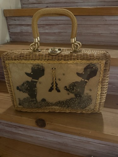 Borsa barboncino paglia