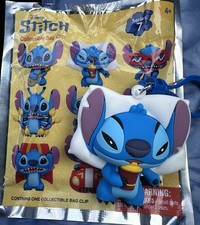 NUOVO Disney Stitch Borsa Clip