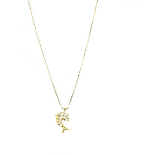 Collana oro 375 con - collana, (9kt)