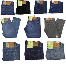 Jeans uomo Levis 514 comodi elasticizzati slim vestibilità staright denim 28 -42