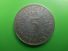 Germania 5 Marchi 1951 J (KM#