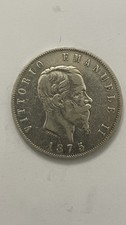 5 lire 1875 Milano - Moneta in