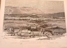 Stampa incisione vintage 1883