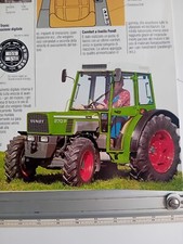 Brochure TRATTORI FENDT Serie FARMER 250 260 270 VIGNETO FRUTTETO originale 1988