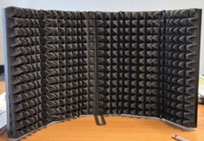 ? PANNELLO FONOASSORBENTE MICROFONI PIEGHEVOLE SCHIUMA SALA REGISTRAZIONE scudo