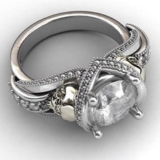 Anelli Teschio Gotico Evbea