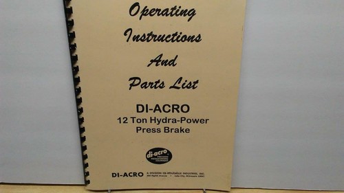 Acro ton press brake - di-acro,