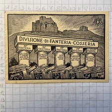 Cartolina Collezione A.O. Divisione Di Fanteria Cosseria Viagg. Genova Eritrea