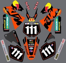 Graphics for 1998-2000 KTM SX