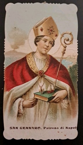 Antico santino holy card - ,