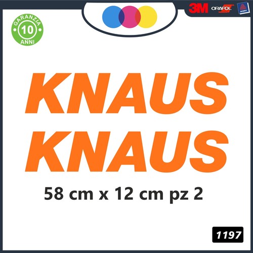 Adesivo logo knaus per camper - logo,
