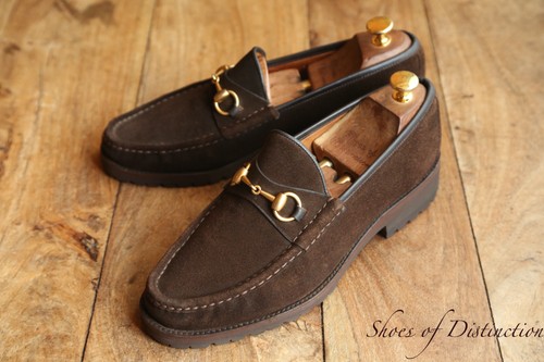 Scarpe mocassini gucci marroni - scarpe,