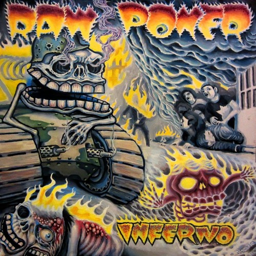 Raw power inferno t shirt - power,